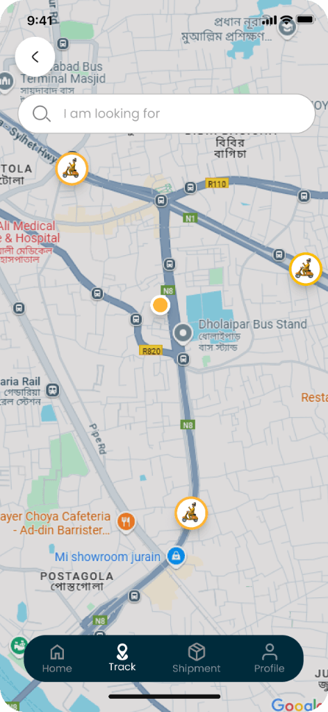 SwiftDrop Delivery App project screenshot 3